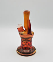 Load image into Gallery viewer, Windstar Glass - Red Double Horn
