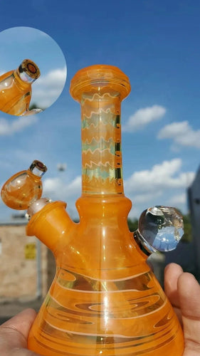 Banjo Glass Orange Tube - Goodiesheady