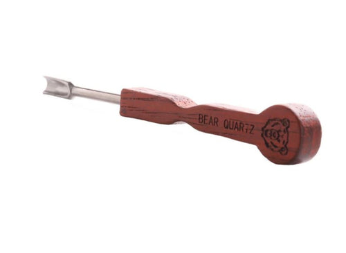 Bear Quartz Scoop Dab Tool - Goodiesheady