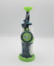 Load image into Gallery viewer, Cambria Glass X MyComann Blue and Green RETICELLO RIG - Goodiesheady
