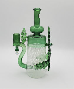 Cameron Reed glass 14mm Green Stardust Reticello - Goodiesheady