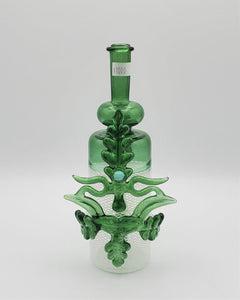 Cameron Reed glass 14mm Green Stardust Reticello - Goodiesheady