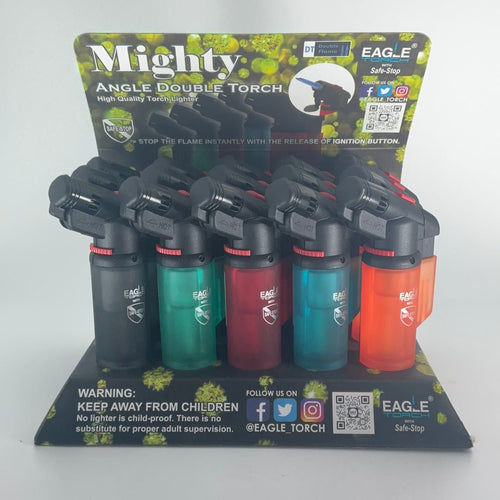Eagle Torch Mighty Angle Double Torch See Through - Goodiesheady