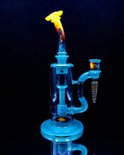 Load image into Gallery viewer, Glass Carpenter Fire Wigwag Recycler - Goodiesheady
