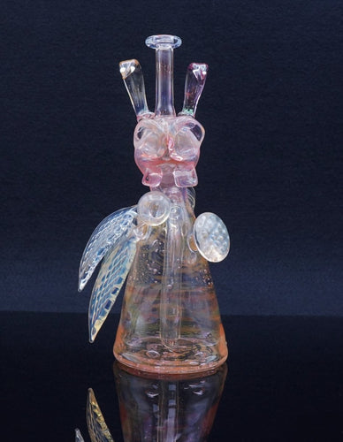 Hensley Art Glass Fumed Rabbit - Goodiesheady