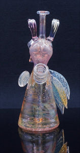 Hensley Art Glass Fumed Rabbit - Goodiesheady