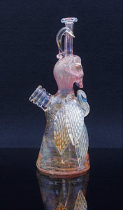 Hensley Art Glass Fumed Rabbit - Goodiesheady