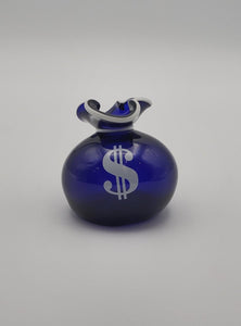 JAG Dark Blue Large Moneybag Perl Holder