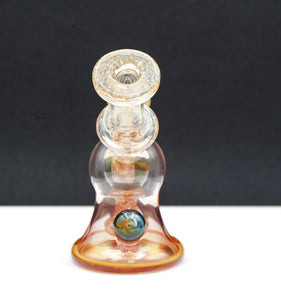 Kaliber Glass Fumed Marble Globe