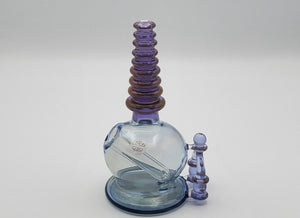 Lokee Glass Purple and Blue Rig