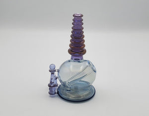 Lokee Glass Purple and Blue Rig