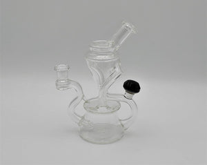 NJR Clear Faceted Double Uptake Recycler