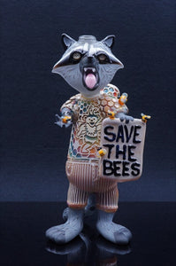 Regis X JoeP Save the Bees Racoon - Goodiesheady