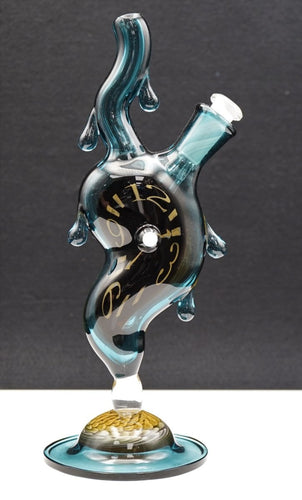 Scoby Glass Blue Clock - Goodiesheady