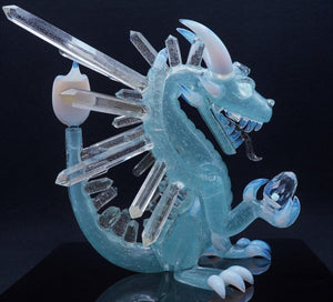 Scoz Glass Ice Crystal Dragon UV - Goodiesheady