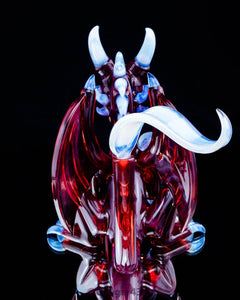 Scoz Glass Medium Red Dragon - Goodiesheady