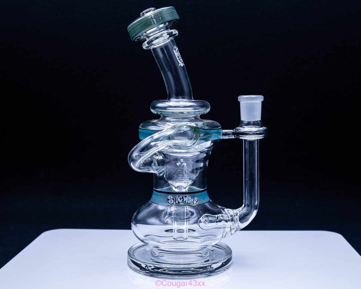 Slugworth Glass Klien Single Up Recycler – Goodiesheady