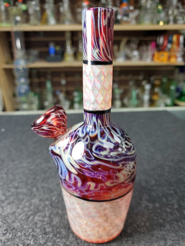 The Dot Box Kid - Red Fumed Sake Bottle - Goodiesheady