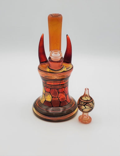 Windstar Glass - Red Double Horn - Goodiesheady